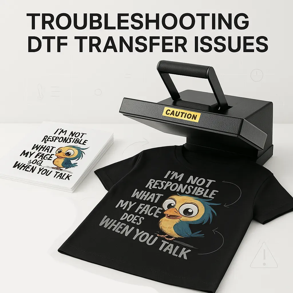 DTF transfer troubleshooting: Quick Fixes for Common Issues